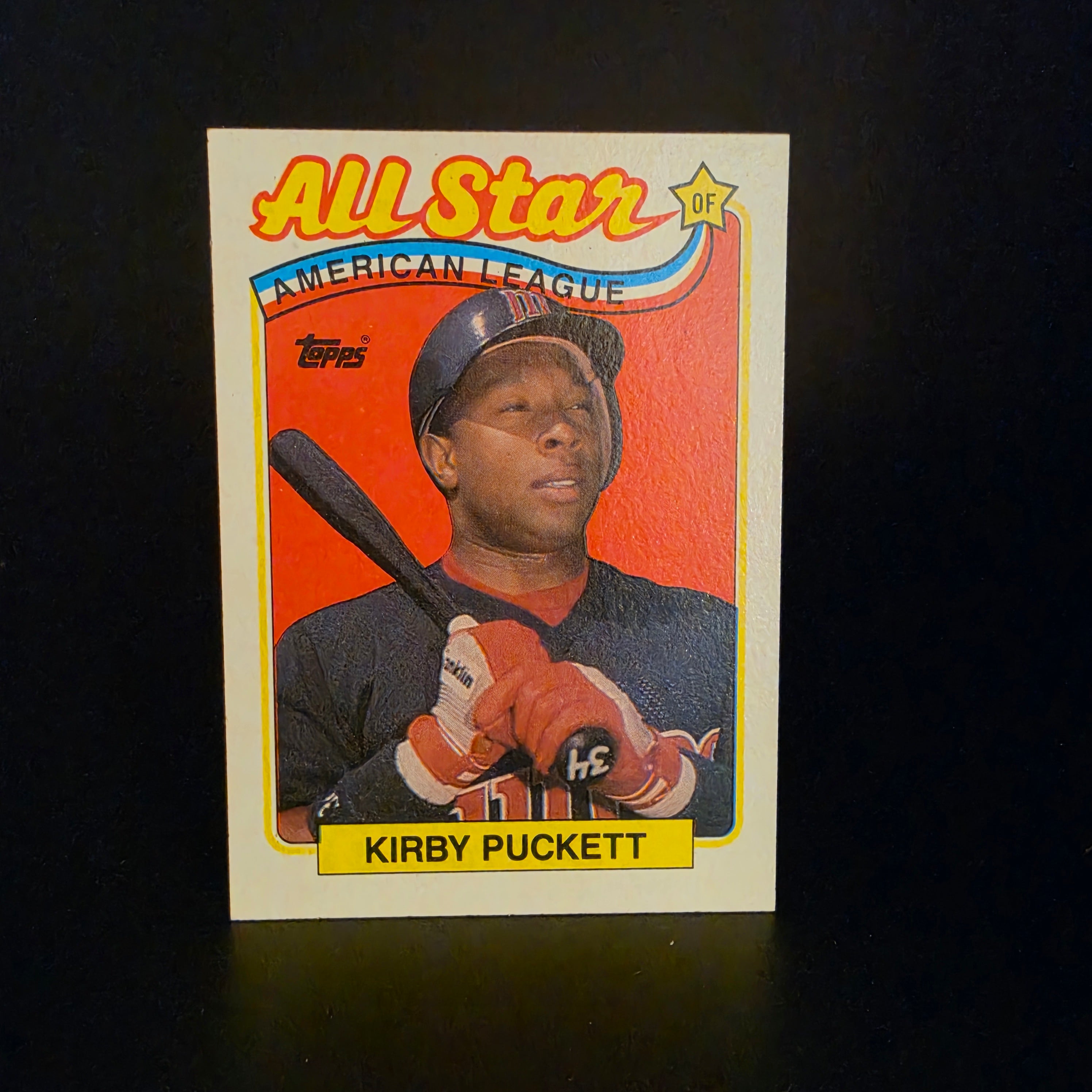 KIRBY PUCKETT MINNESOTA TWINS 1989 TOPPS ALL STAR # 403