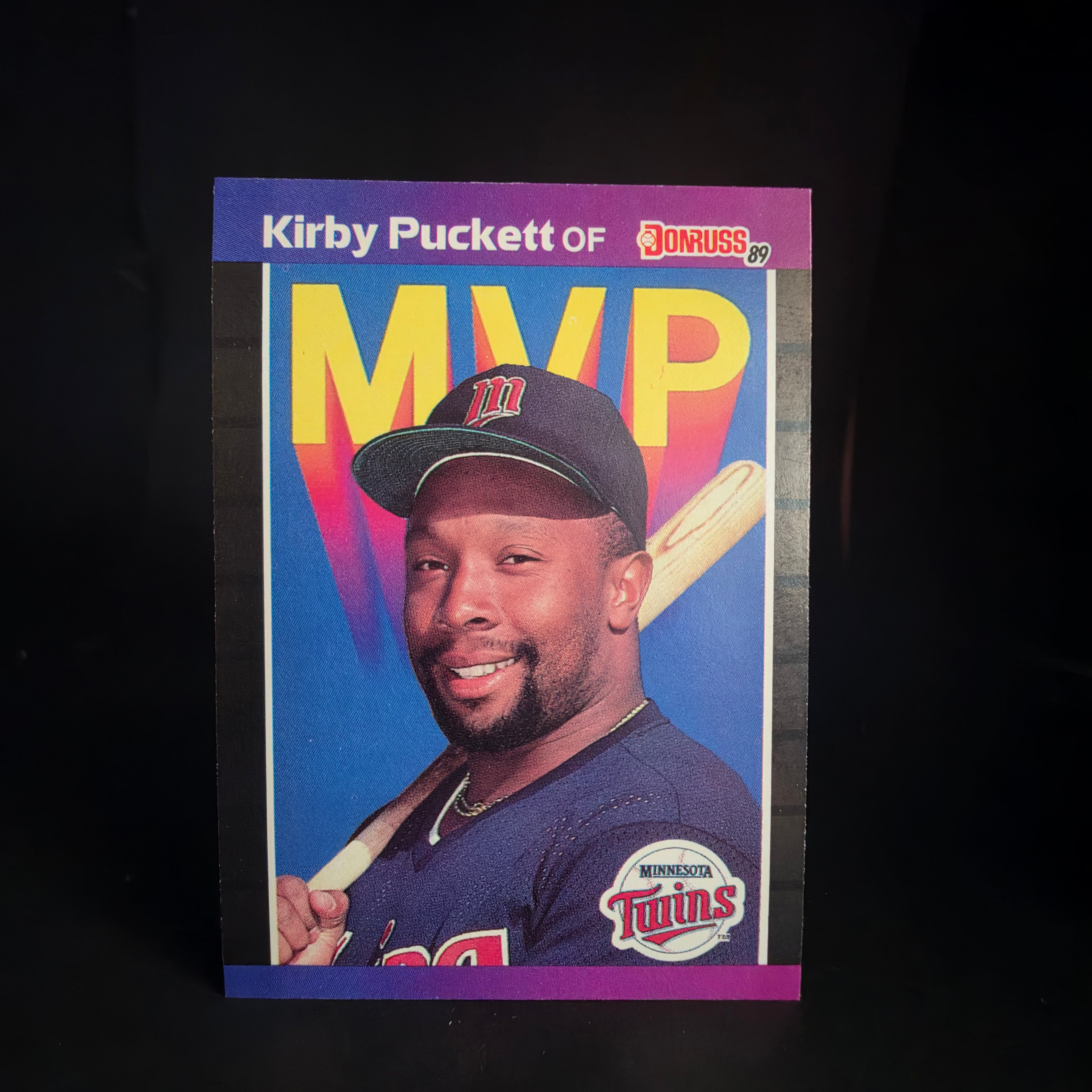 1989 Donruss MVP #BC-1 Kirby Puckett Minnesota Twins HOF