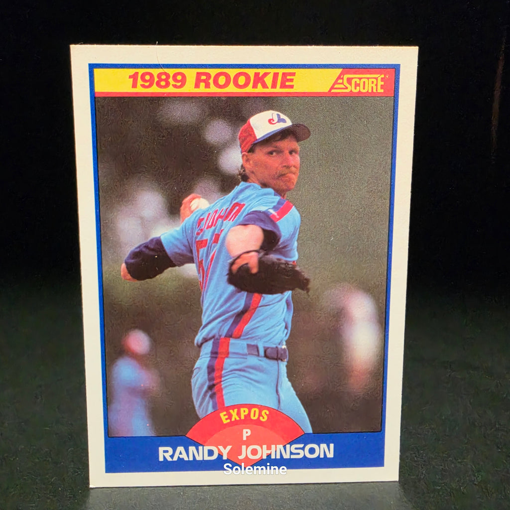 1989 Score Randy Johnson Montreal Expos #645 Baseball Card