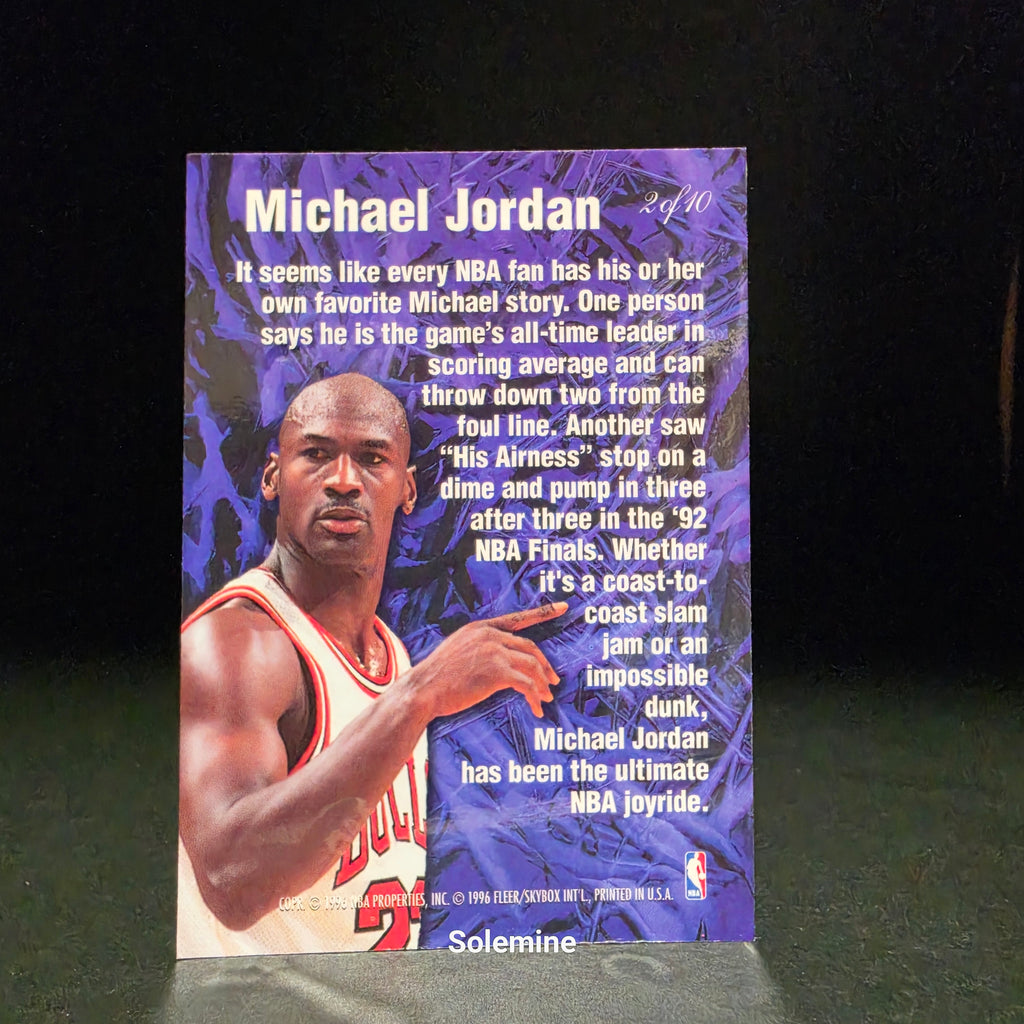 1995-96 Fleer Flair Anticipation #2 of 10 Michael Jordan